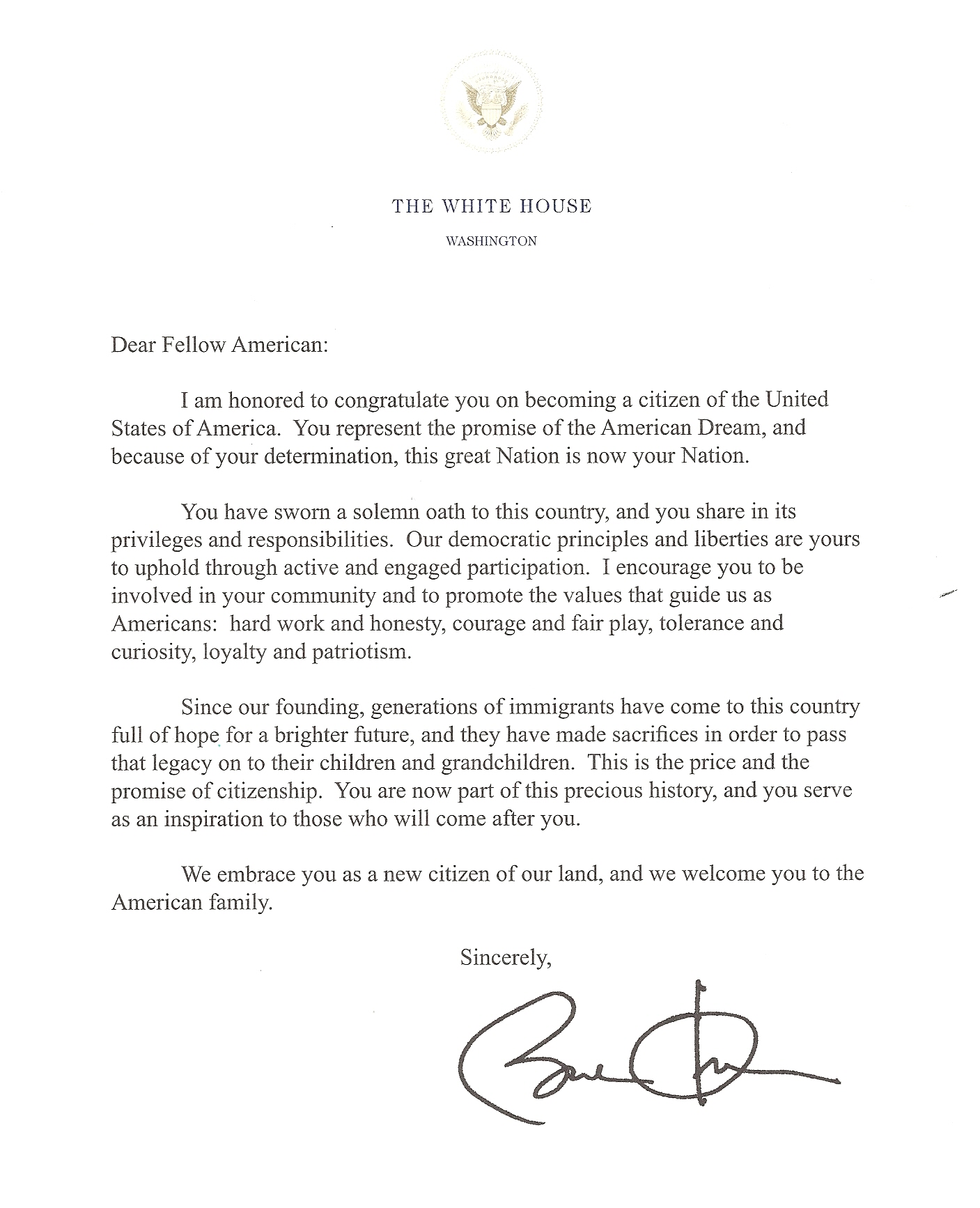 White House Letter0001